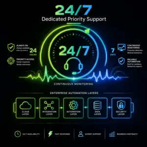24/7 Dedicated Priority Support